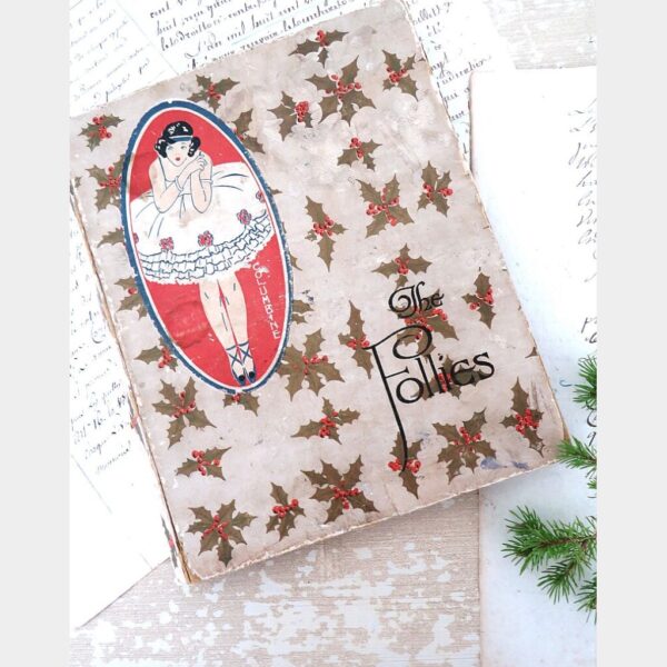 Antieke kerstmap "Grand Bazar du Bon Marché"