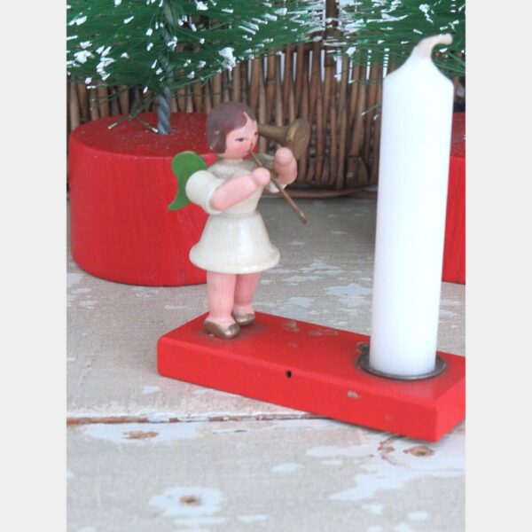 Oude kaarsenstandaard Ertsgebergte "Engel"