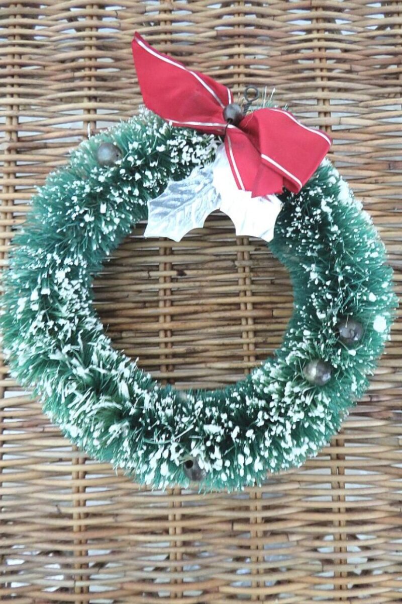 Oud vintage borstelkransje