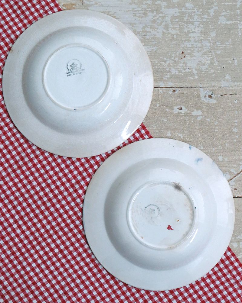 Set (2) Borden Nimy "Rood, blauw & groen"