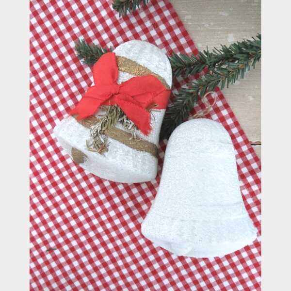 Oude candycontainer "Kerstklok"