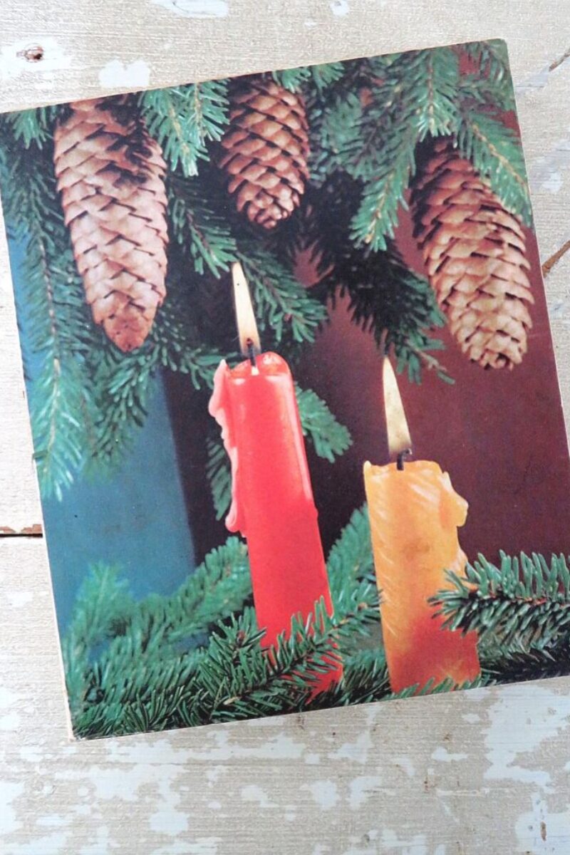 Oude chocoladedoos  Victoria "Kerst"