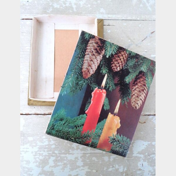 Oude chocoladedoos  Victoria "Kerst"