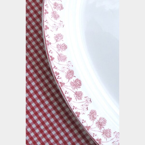 Antieke schaal  Boch La Louvière " Trifolium"