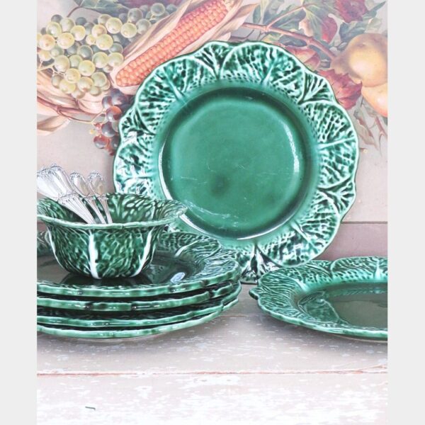 Oude vintage cabbage dinerbord - Secla