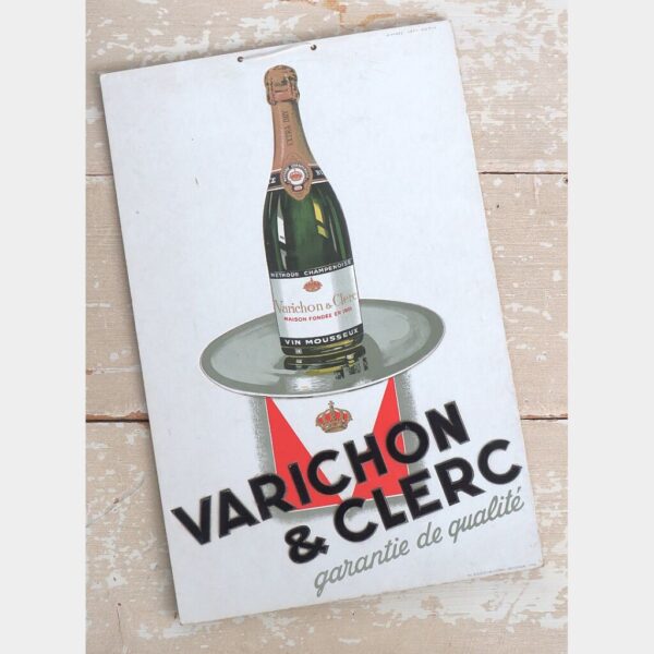 Oud Frans reclamebord "Varichon & Clerc"
