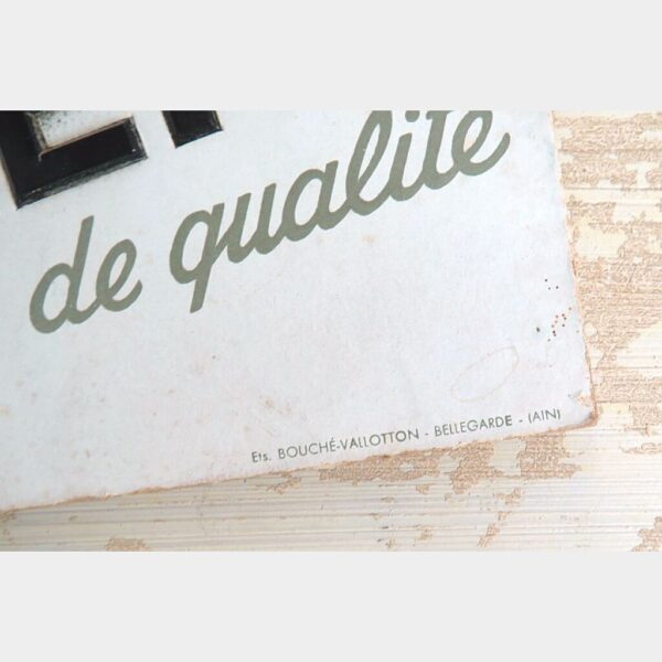 Oud Frans reclamebord "Varichon & Clerc"