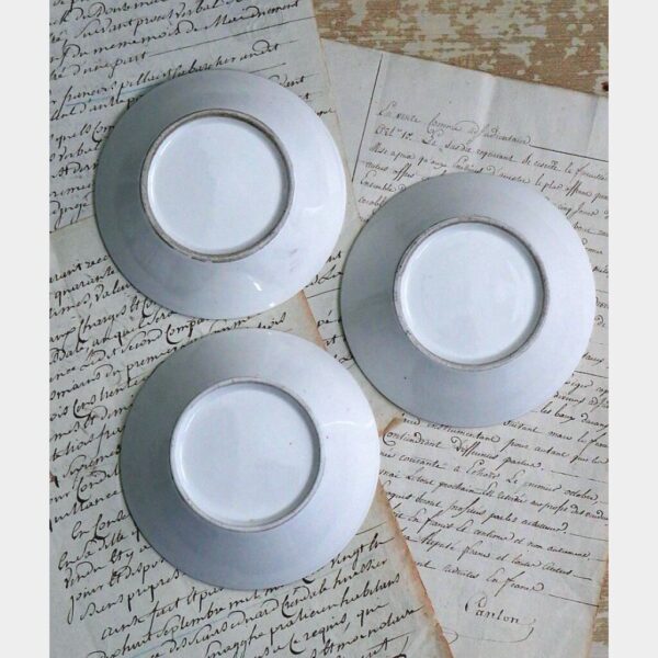 Set (3 st.) Antieke schaaltjes 19e Eeuw