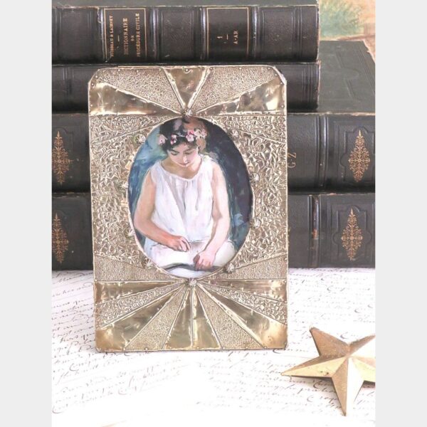 Antieke Art-Deco fotolijst