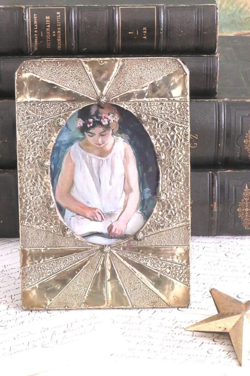 Antieke Art-Deco fotolijst