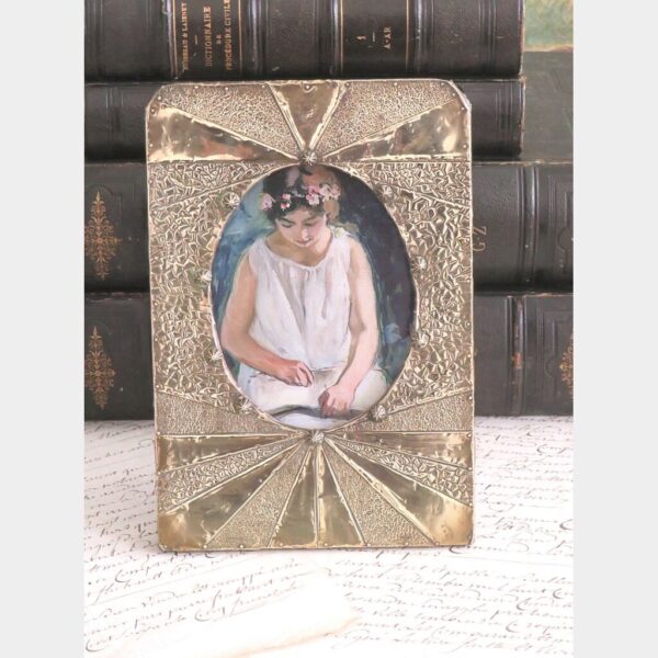 Antieke Art-Deco fotolijst