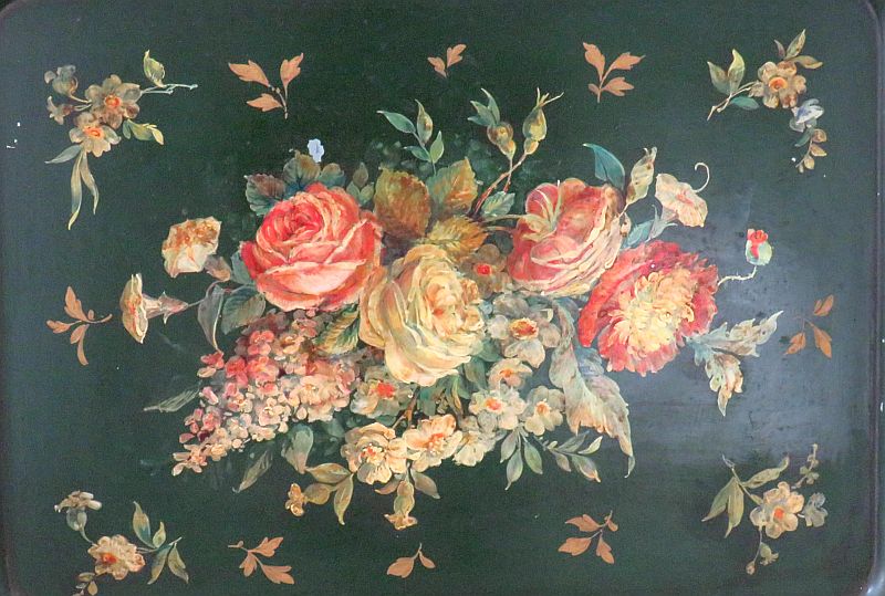 Oud toleware dienblad