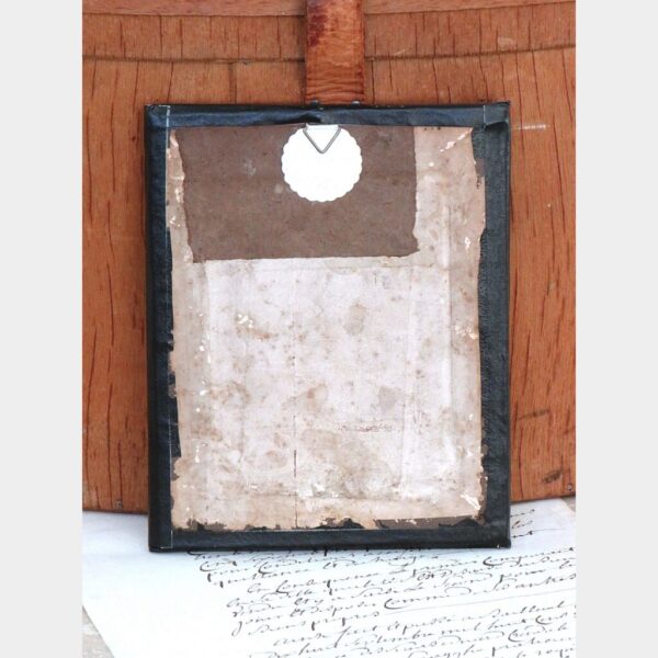 Antiek prentje "Dame"