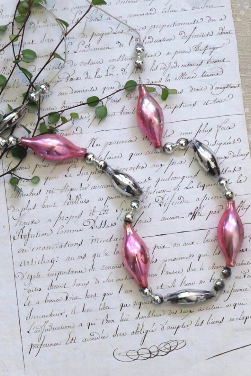 Antieke kerstboomketting