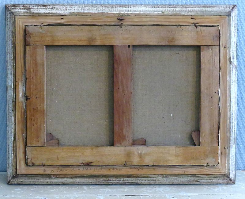 Oud Frans schilderij "Anjers"