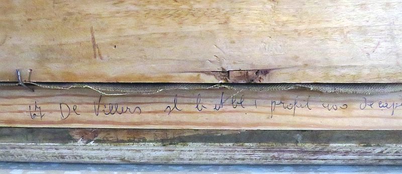 Oud Frans schilderij "Anjers"