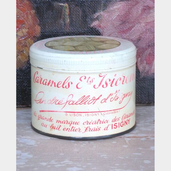 Frans oud caramelblik "Gailliot d'Isigny