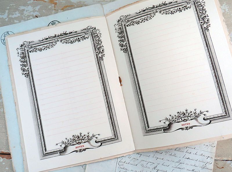 Antieke Franse kalender "Meilleurs Voeux"