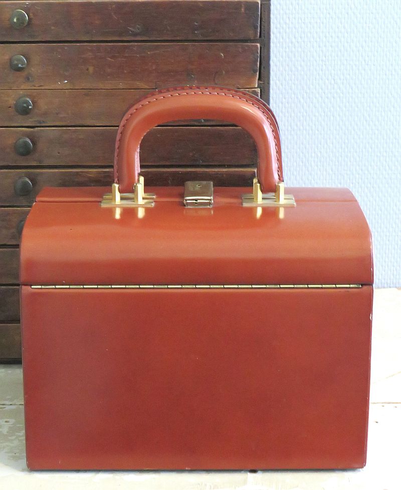 Vintage Franse beautycase "Le Tanneur" (nieuw)