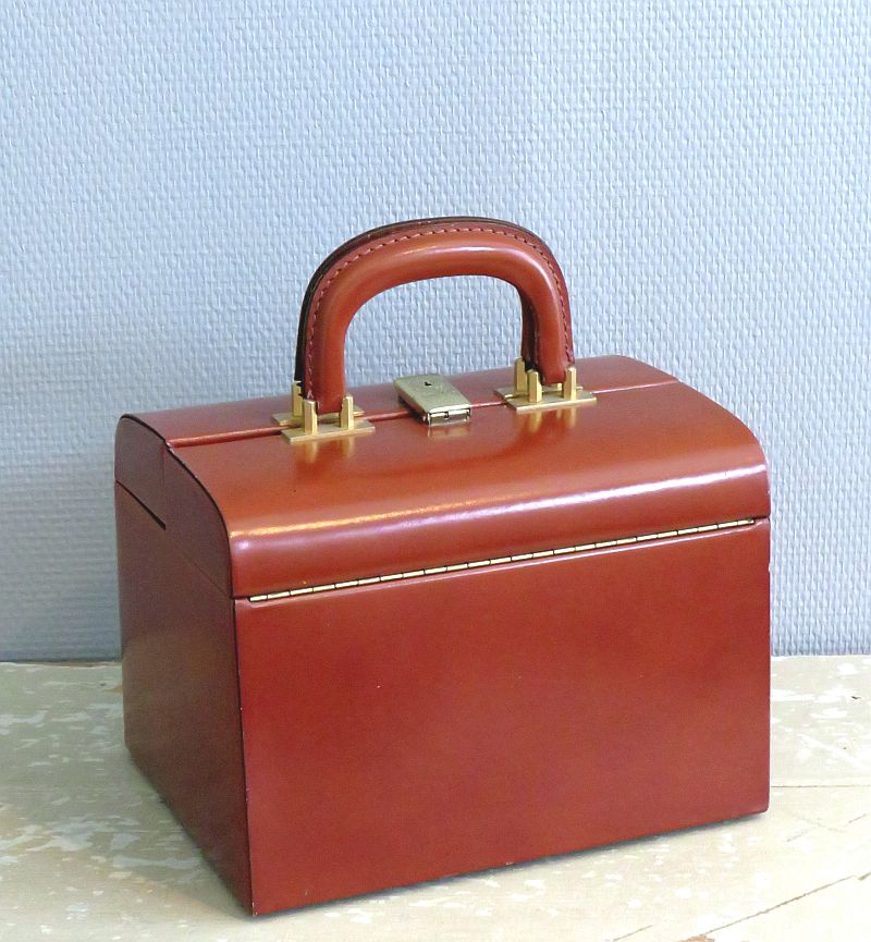 Vintage Franse beautycase "Le Tanneur" (nieuw)