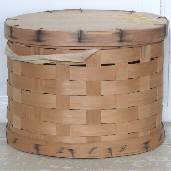 Franse vintage spanen opbergdoos