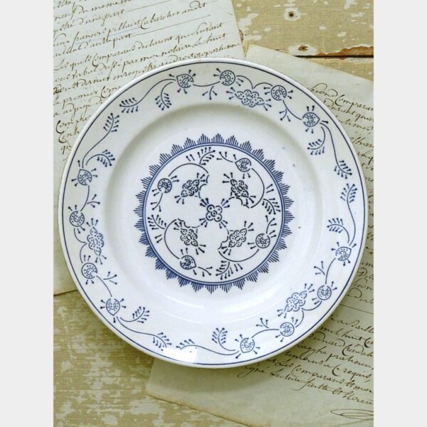 Oud bord Boch La Louvière