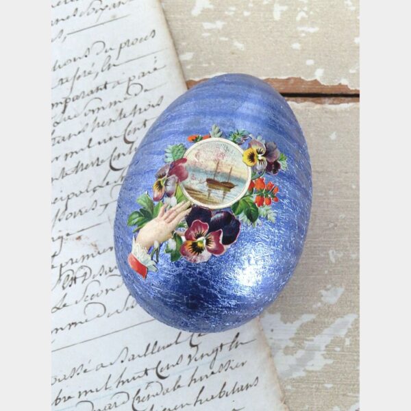 Candycontainer "Paasei - lavendelblauw-GDR"