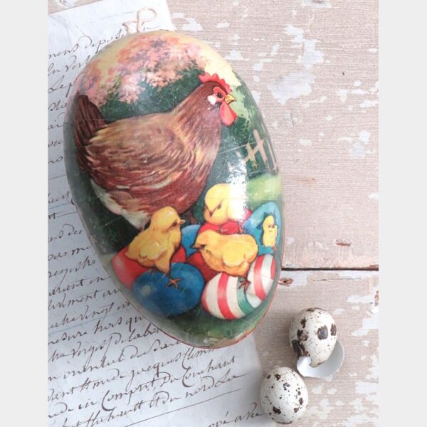 Oude candycontainer " Kip & Kuikentjes" -16,5cm