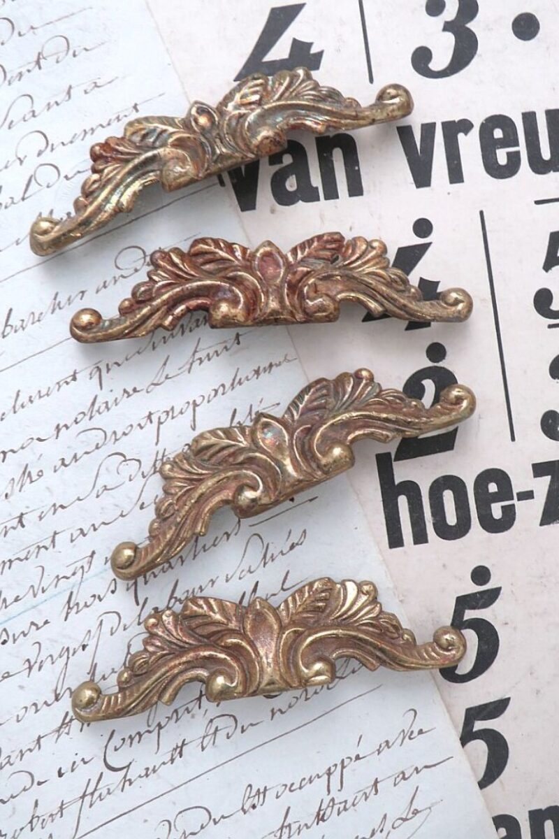 Antiek Frans messing ornamentje