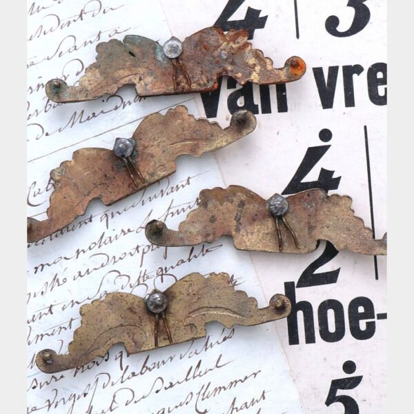 Antiek Frans messing ornamentje