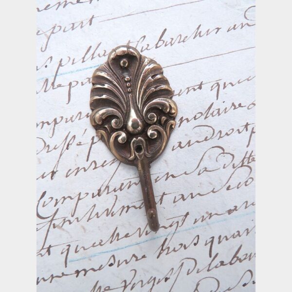 Antiek messing haakje