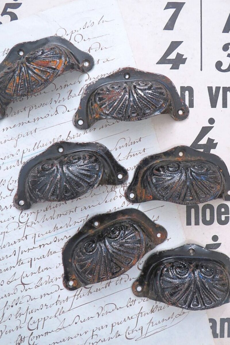 Antiek Frans greepje Coquille
