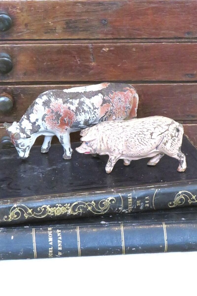 Antiek speelgoed "Varken"