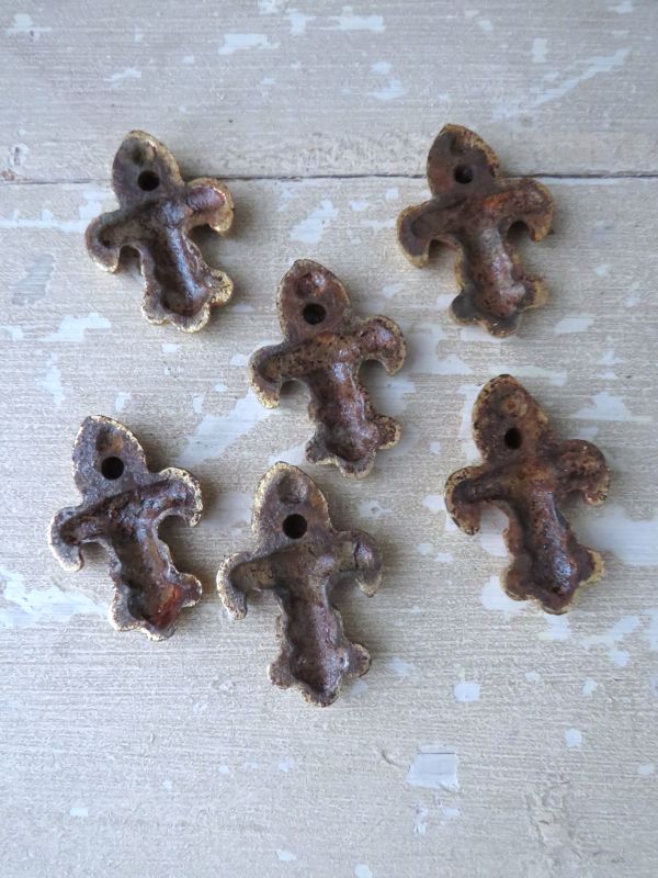 Gietijzeren ornamentje “Lys de France” G