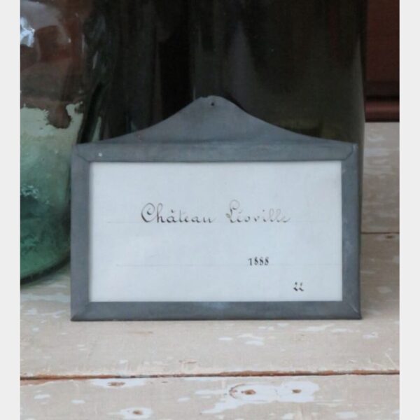 Antiek Frans wijnlabel "Château Léoville"1888