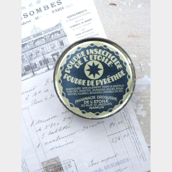 Antiek Pharmacie blikje "De L'Etoile"