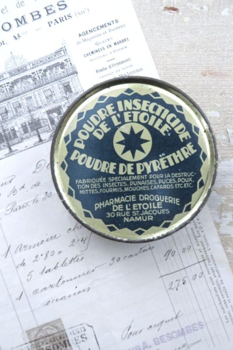 Antiek Pharmacie blikje "De L'Etoile"