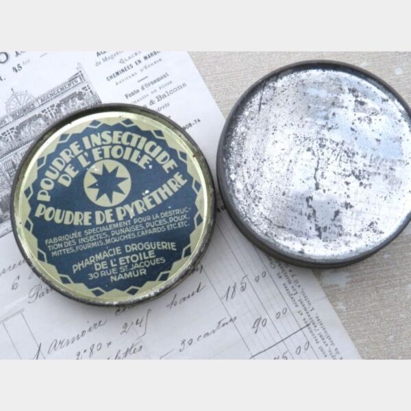 Antiek Pharmacie blikje "De L'Etoile"