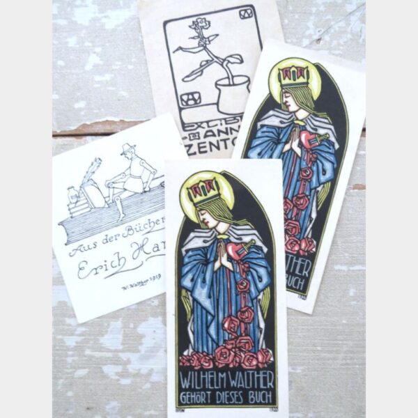 Set antieke Ex libris 1919/1920