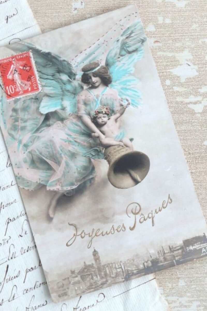 Franse paaskaart "Joyeuses Pâques"