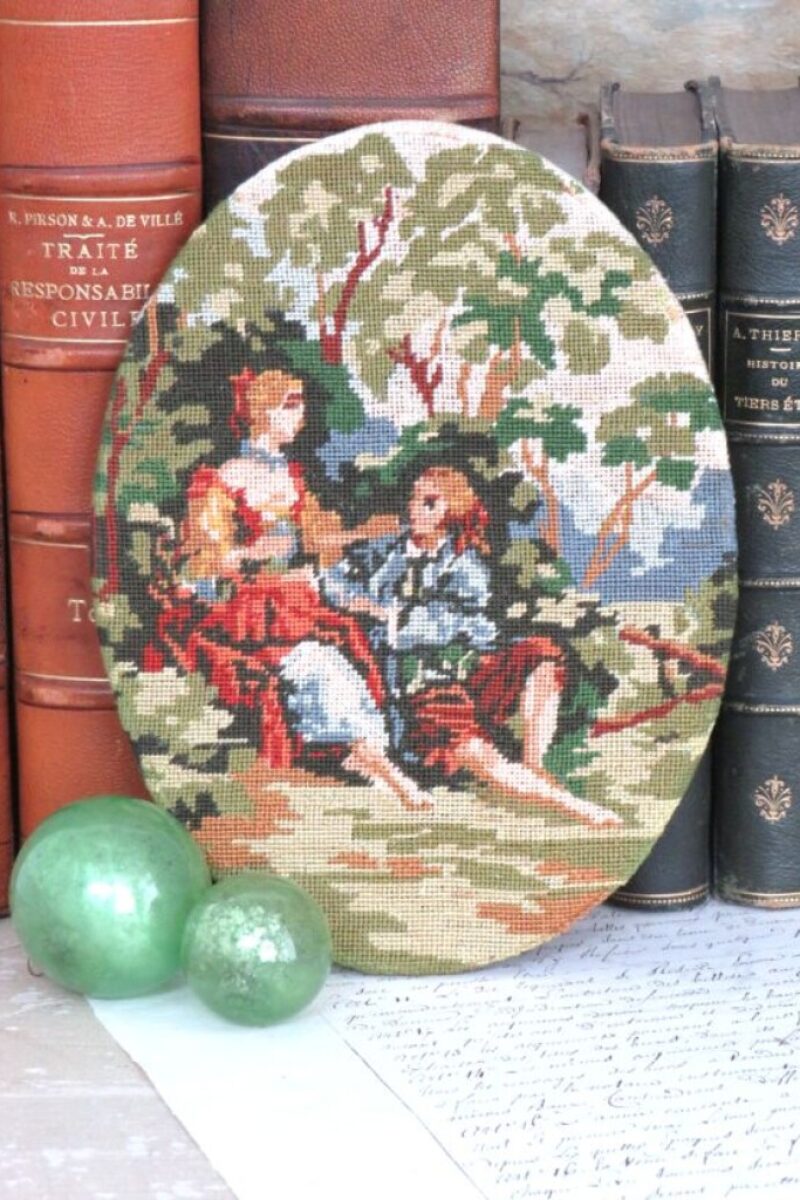 Borduurwerk "Petite point"