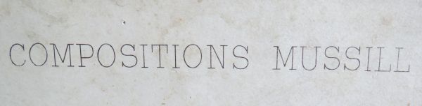 Antieke botanische prent William Mussill , Paris 1870