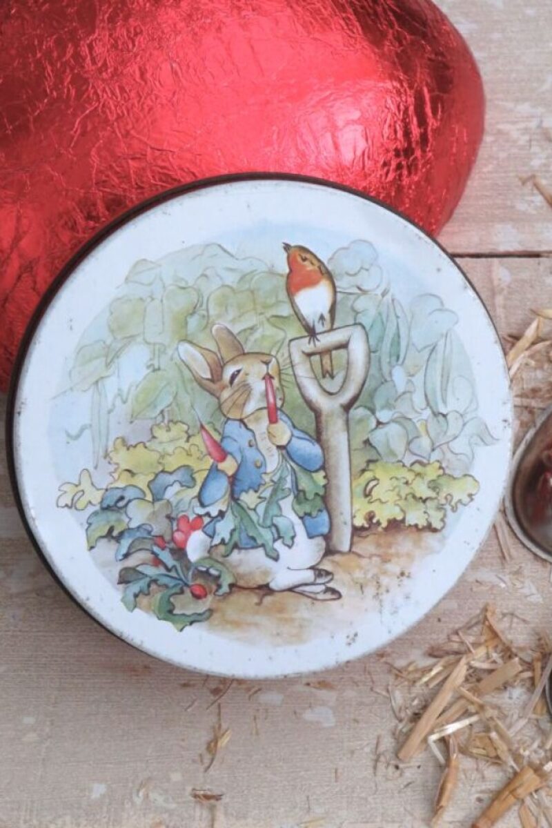 Oud vintage blikje "Peter Rabbit"