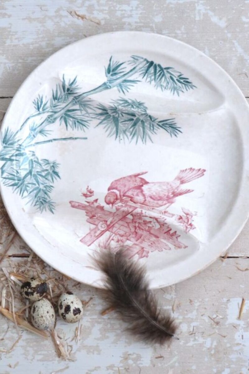 Antiek aspergebord Longwy