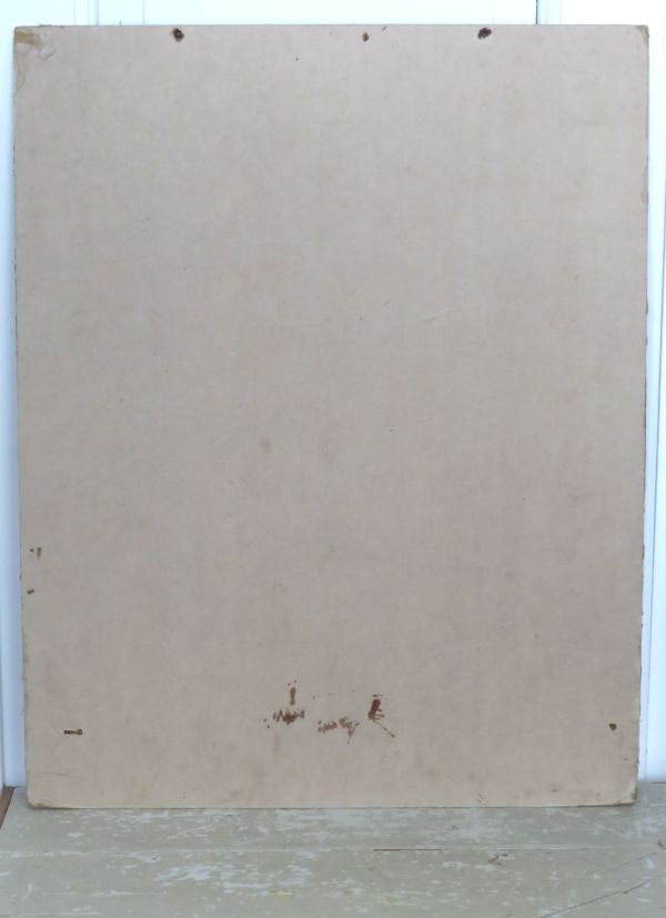 Antieke schoolplaat / Tekenplaat H Ten Brink Meppel "Vaandel" Serie D No. 19