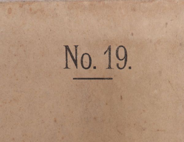 Antieke schoolplaat / Tekenplaat H Ten Brink Meppel "Vaandel" Serie D No. 19