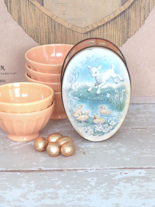 Paasblikje Côte d'Or Chocolade "Lam & pulletjes"