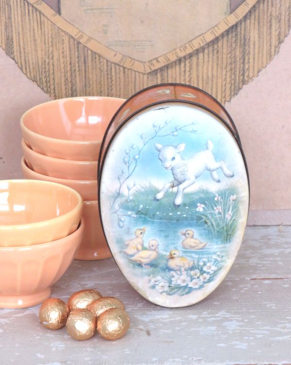 Paasblikje Côte d'Or Chocolade "Lam & pulletjes"