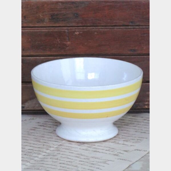 Oude spoelkom Boch la Louviére "Streep/geel"