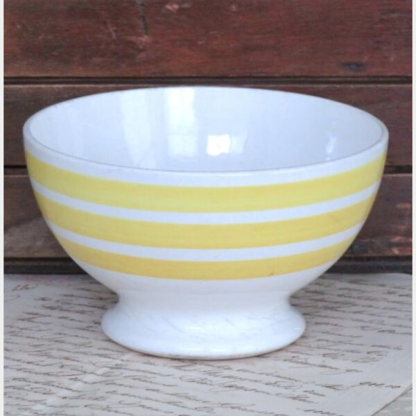 Oude spoelkom Boch la Louviére "Streep/geel"